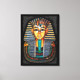 Egyptian Pharaoh Tutankhamen Art Study Canvastryck