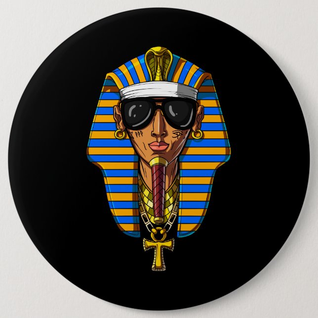 Egyptian Pharaoh Tutankhamon Gangsta Kung Tut Knapp (Framsida)