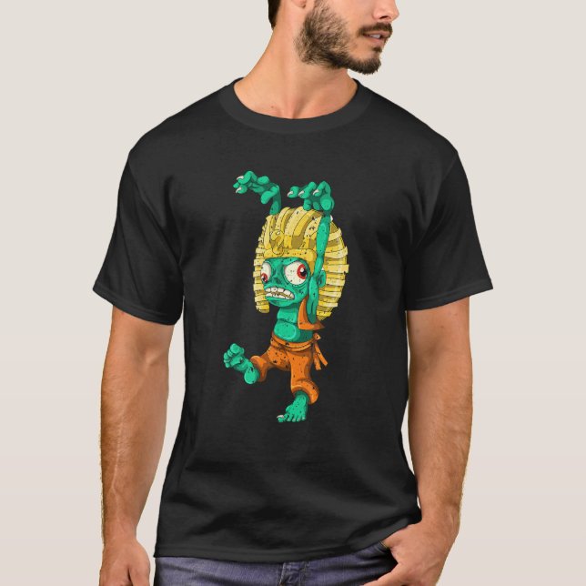 Egyptian Pharaoh Zombie T Shirt (Framsida)