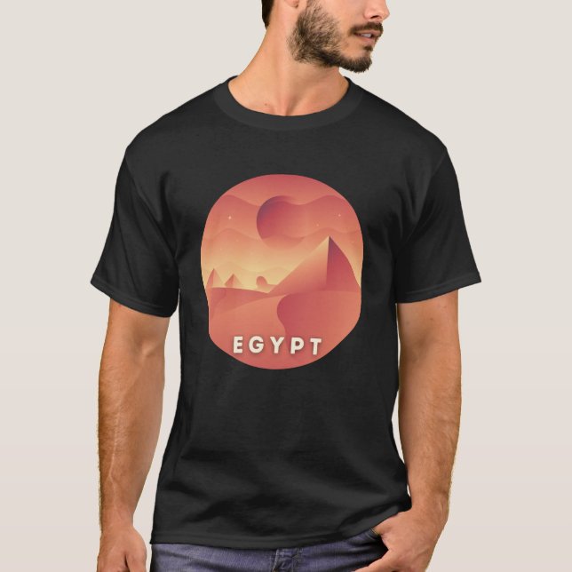 Egyptian Pyramids Shirt T (Framsida)