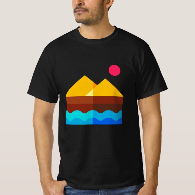 EGYPTIAN PYRAMIDS T SHIRT (Framsida)