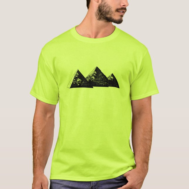 Egyptian pyramids tee shirt (Framsida)