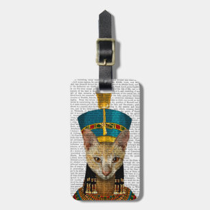 Egyptian Queen Cat Bagagebricka