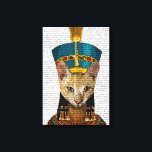 Egyptian Queen Cat Canvastryck<br><div class="desc">Husdjur</div>