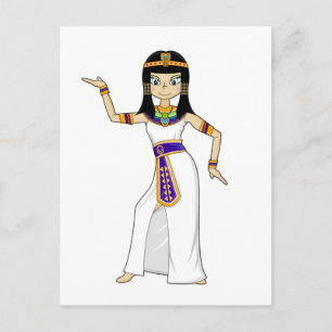 Egyptian Queen Cleopatra Dancing Vykort