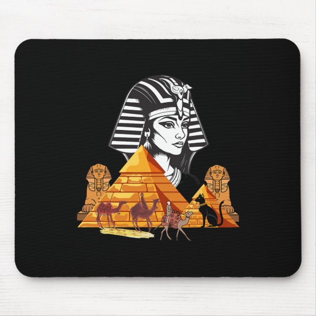 Egyptian Queen Cleopatra Head Pyramid Ancient Egyp Musmatta (Framsidan)