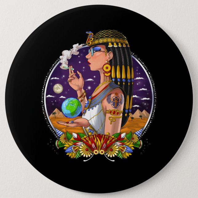 Egyptian Queen Cleopatra Knapp (Framsida)