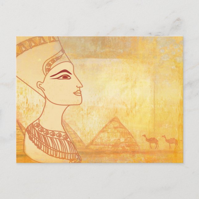 Egyptian Queen Cleopatra Postcard Vykort (Framsida)