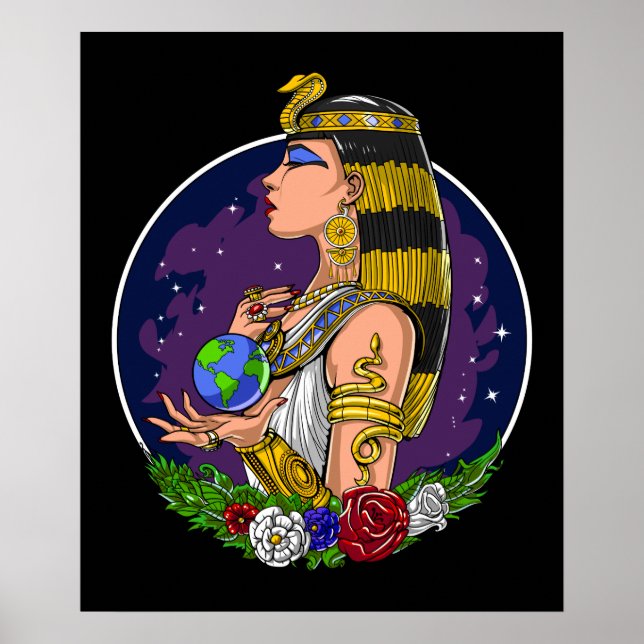 Egyptian Queen Cleopatra Poster (Framsidan)