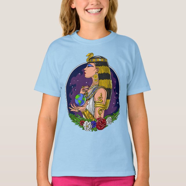 Egyptian Queen Cleopatra T Shirt (Framsida)