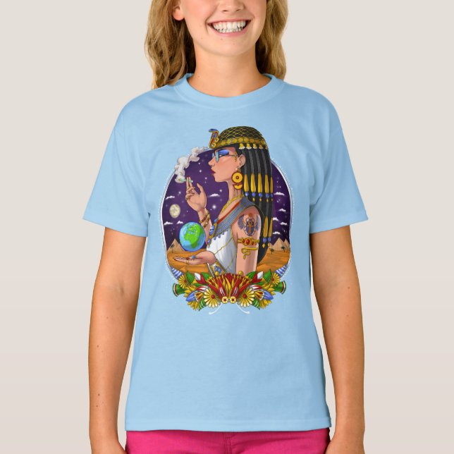 Egyptian Queen Cleopatra T Shirt (Framsida)