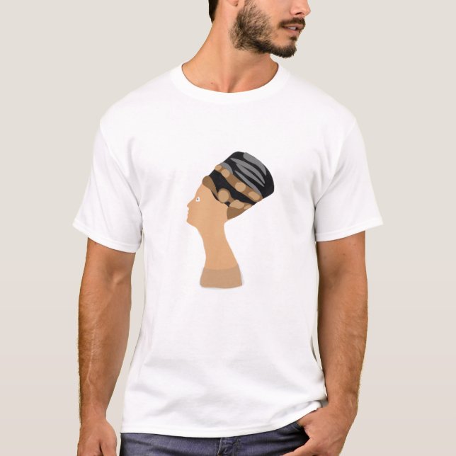 Egyptian Queen Nefertiti T Shirt (Framsida)
