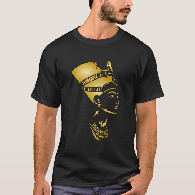 Egyptian Queen Nefertiti T Shirt (Framsida)