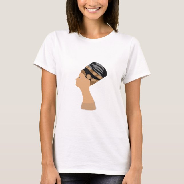 Egyptian Queen Nefertiti T Shirt (Framsida)