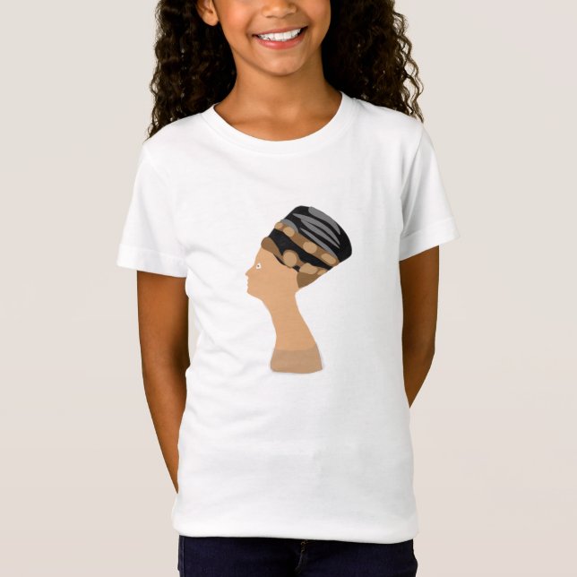 Egyptian Queen Nefertiti T Shirt (Framsida)