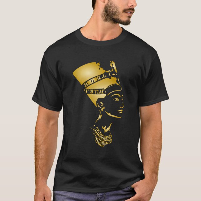 Egyptian Queen Nefertiti T Shirt (Framsida)