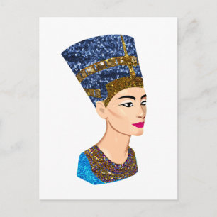 egyptian Queen nefertiti Vykort