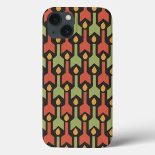 Egyptian Red Grönt Black Arrows iPad Case