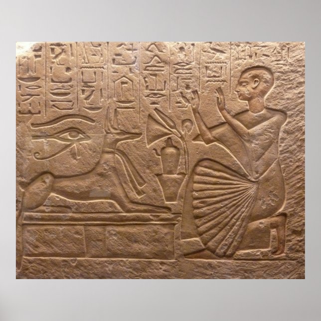 Egyptian Relief Poster (Framsidan)