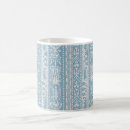 Egyptian Revival Rand, Turquise Blue Kaffemugg