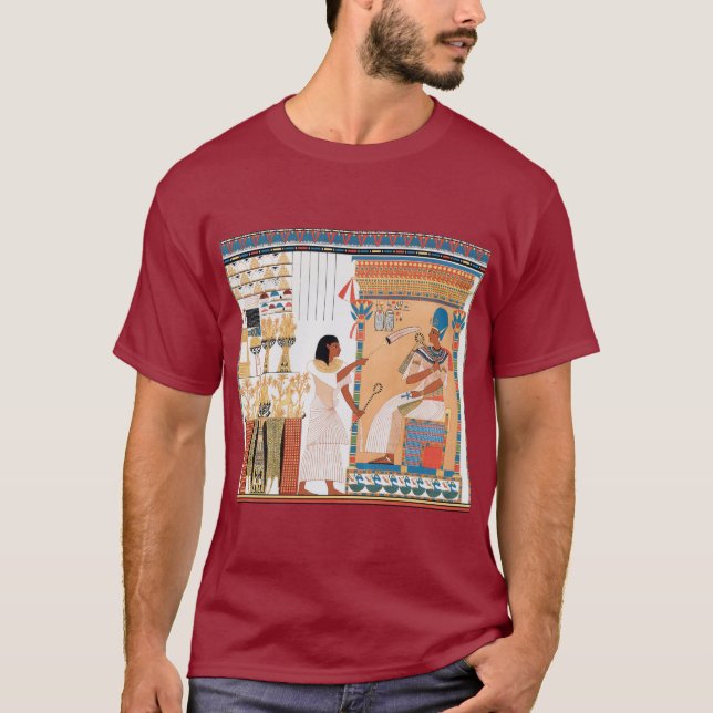 Egyptian Royal Design T-Shirt (Framsida)