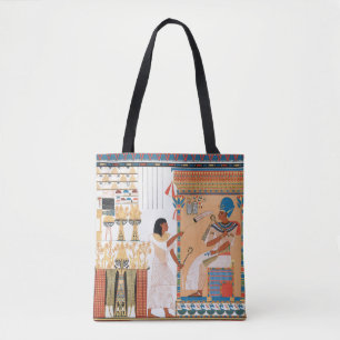 Egyptian Royal Design Tote Bag Tygkasse