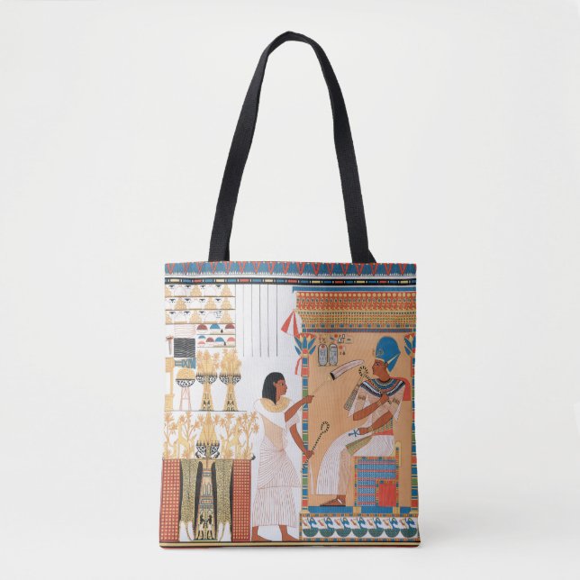 Egyptian Royal Design Tote Bag Tygkasse (Framsida)