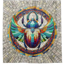 Egyptian Scarab Beetle - Mosaic Art