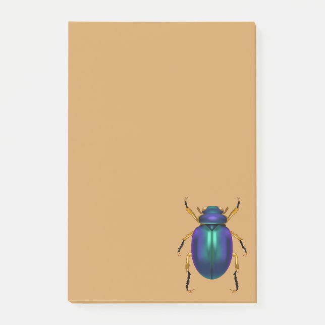 Egyptian Scarab Beetle Post-it Block (Framsida)