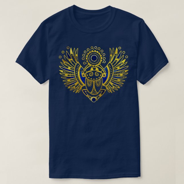 Egyptian Scarab Beetle T Shirt (Design framsida)