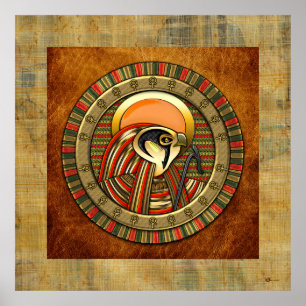 Egyptian Sol gud Ra Poster
