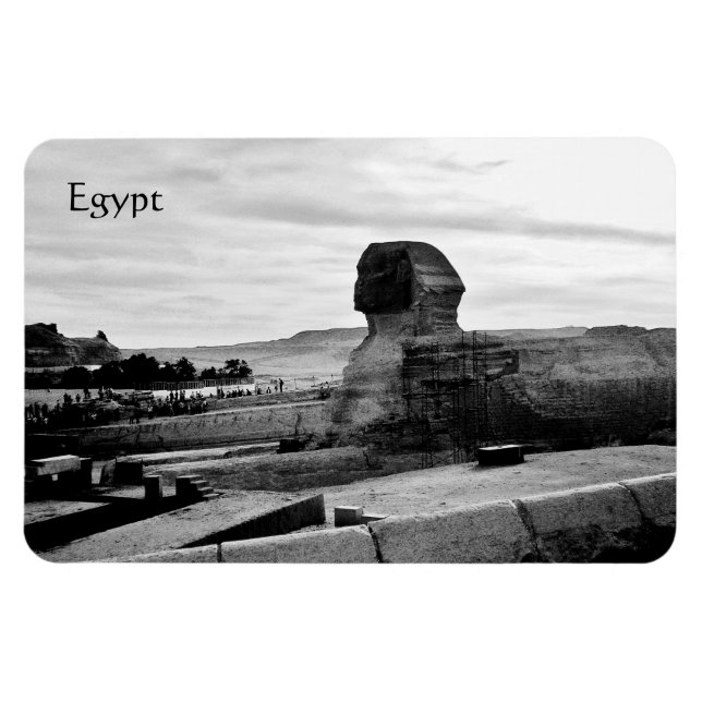 Egyptian Sphinx Magnet (Horisontell)