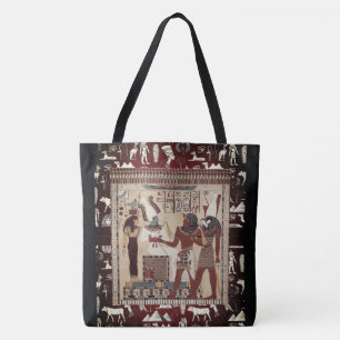 Egyptian Stil Tote Tygkasse
