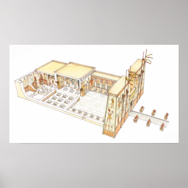 Egyptian Temple 2 Poster (Framsidan)