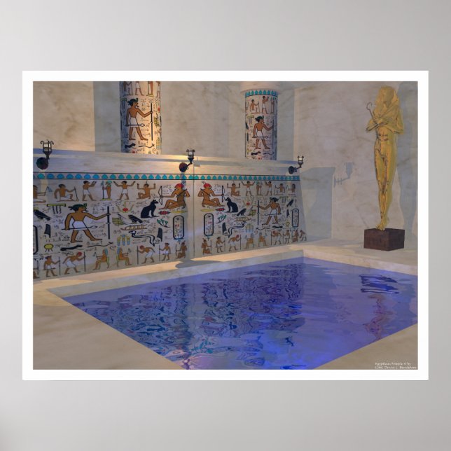 Egyptian Temple 4 Poster (Framsidan)