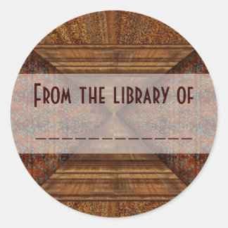 Egyptian Topaz Golden Pyramid Abstrakt Art Runt Klistermärke