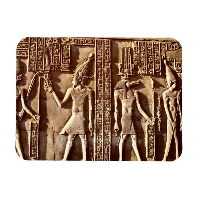 Egyptian Wall Carving Magnet (Horisontell)