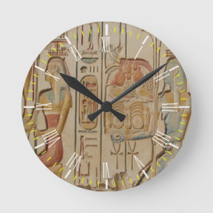 Egyptian Wall Clock Rund Klocka