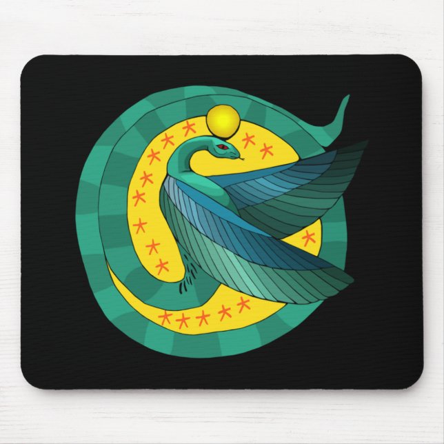Egyptian Winged Serpent Mousepad Musmatta (Framsidan)