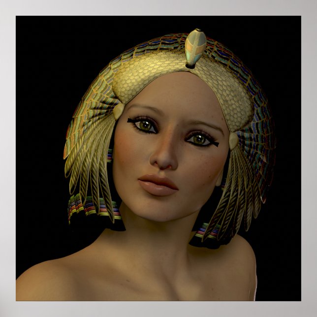 Egyptian Woman 01 Print Poster (Framsidan)