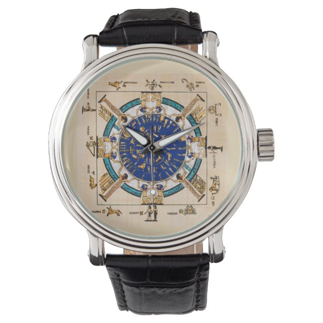 EGYPTIAN ZODIAC STIL 2 WRIST WATCH ARMBANDSUR (Framsida)