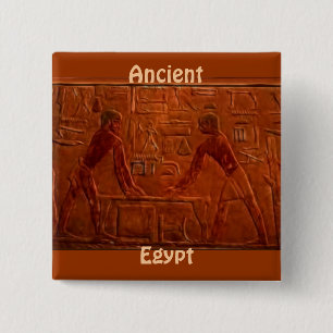 Egyptianer i Sanding Bord Art Button Knapp
