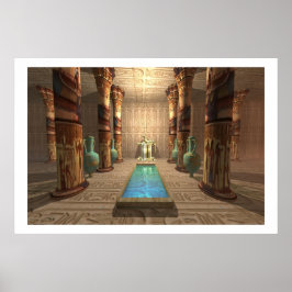 EGYPTIÄR MALL UTSKRIFT POSTER