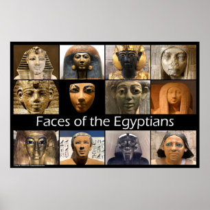 Egyptiernas ansikte poster