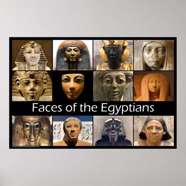 Egyptiernas ansikte poster (Framsidan)