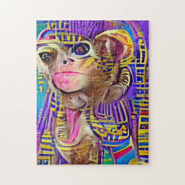 Egyptisk apa pussel (Vertikal)