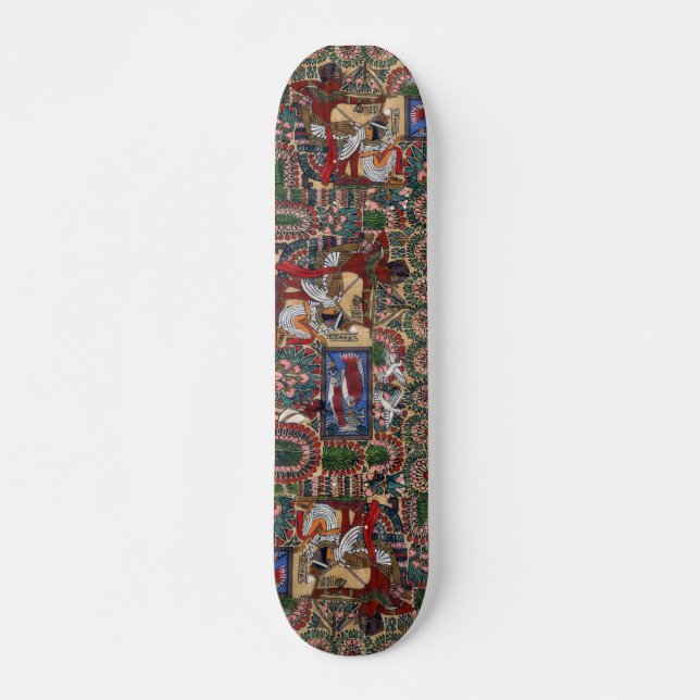 Egyptisk bågskyttPapyrusSkateboard Skateboard Bräda 21,5 Cm (Framsida)