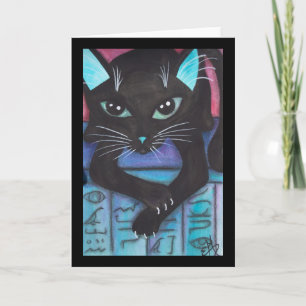 Egyptisk Bastsvartkatt Kort