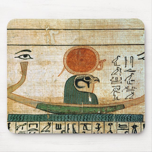 Egyptisk begravnings- papyrus musmatta (Framsidan)