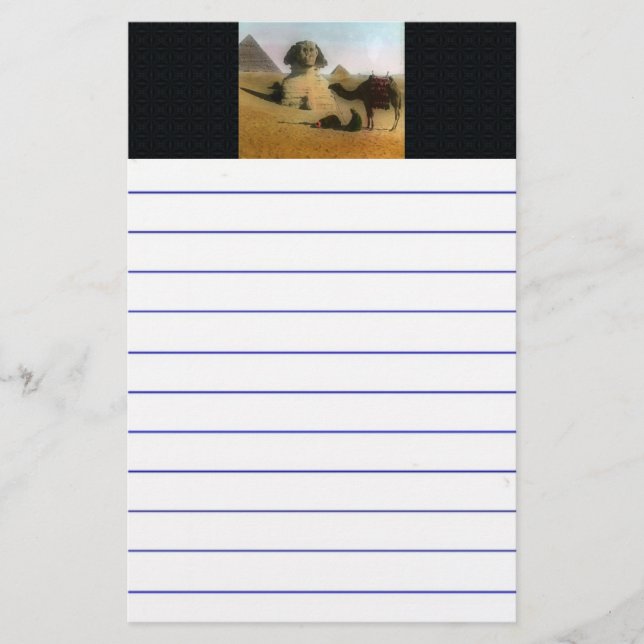 egyptisk brevpapper (Framsida)